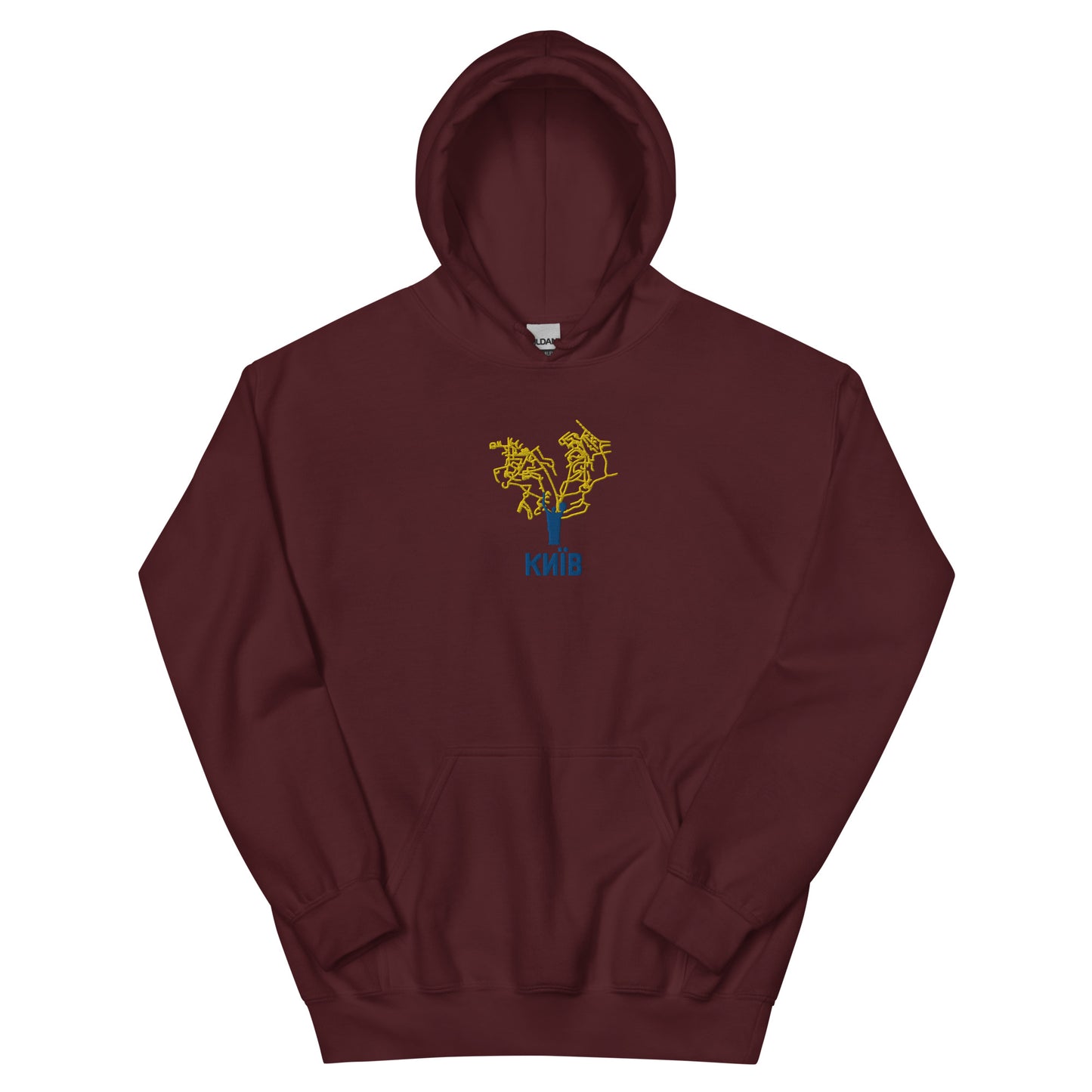 2 Years of Resistance Embroidered Hoodie Kyiv (UA)