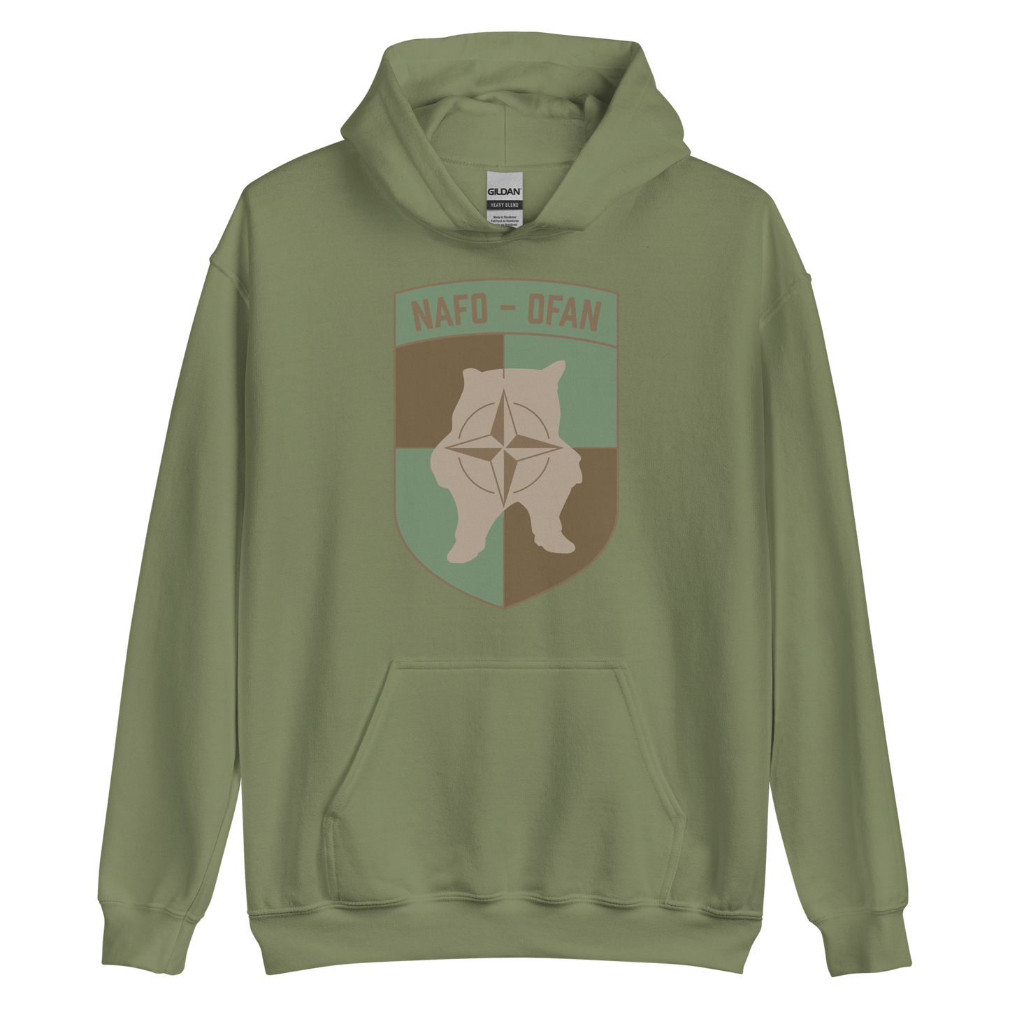 NAFO Muted Logo Hoodie