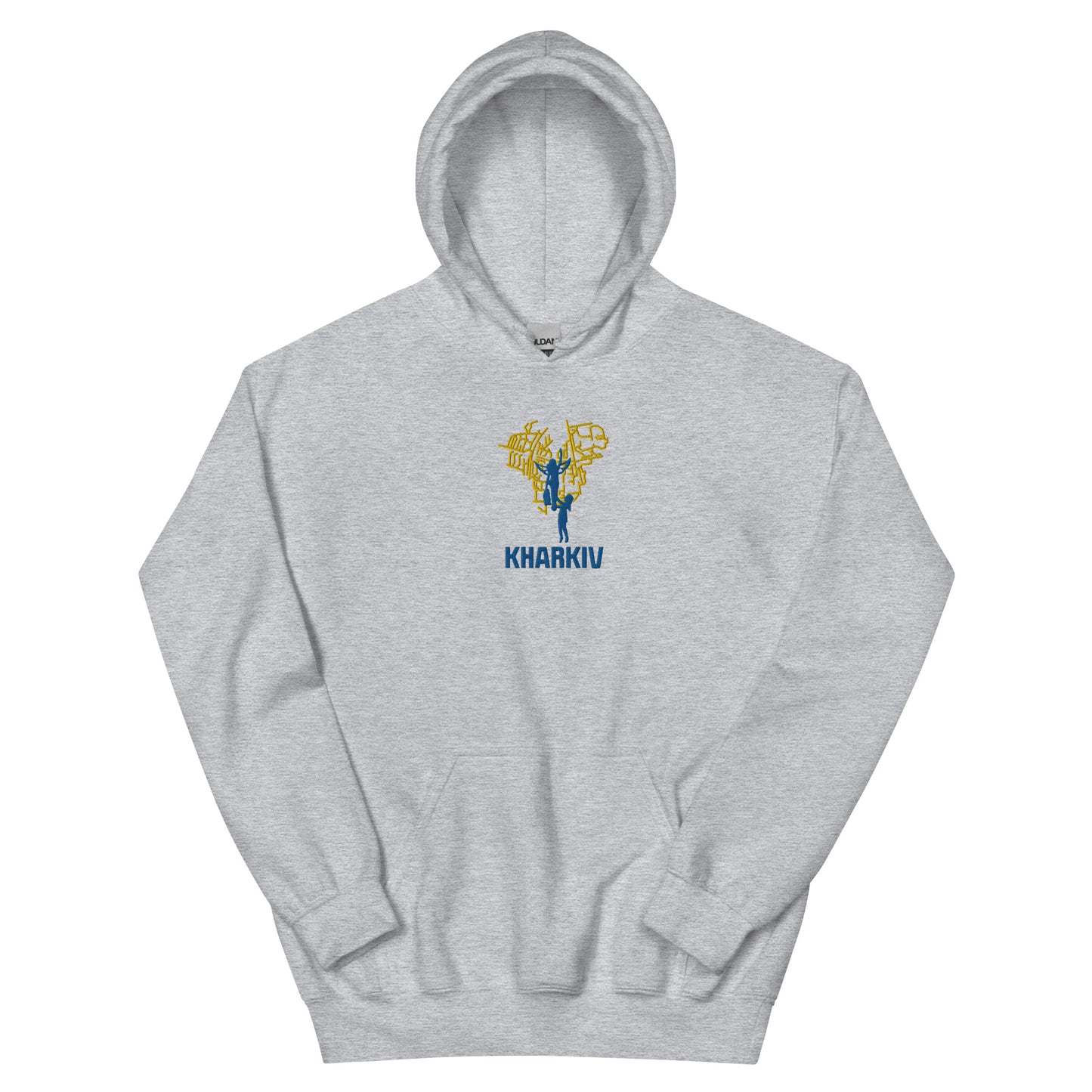 2 Years of Resistance Embrodiered Hoodie Kharkiv