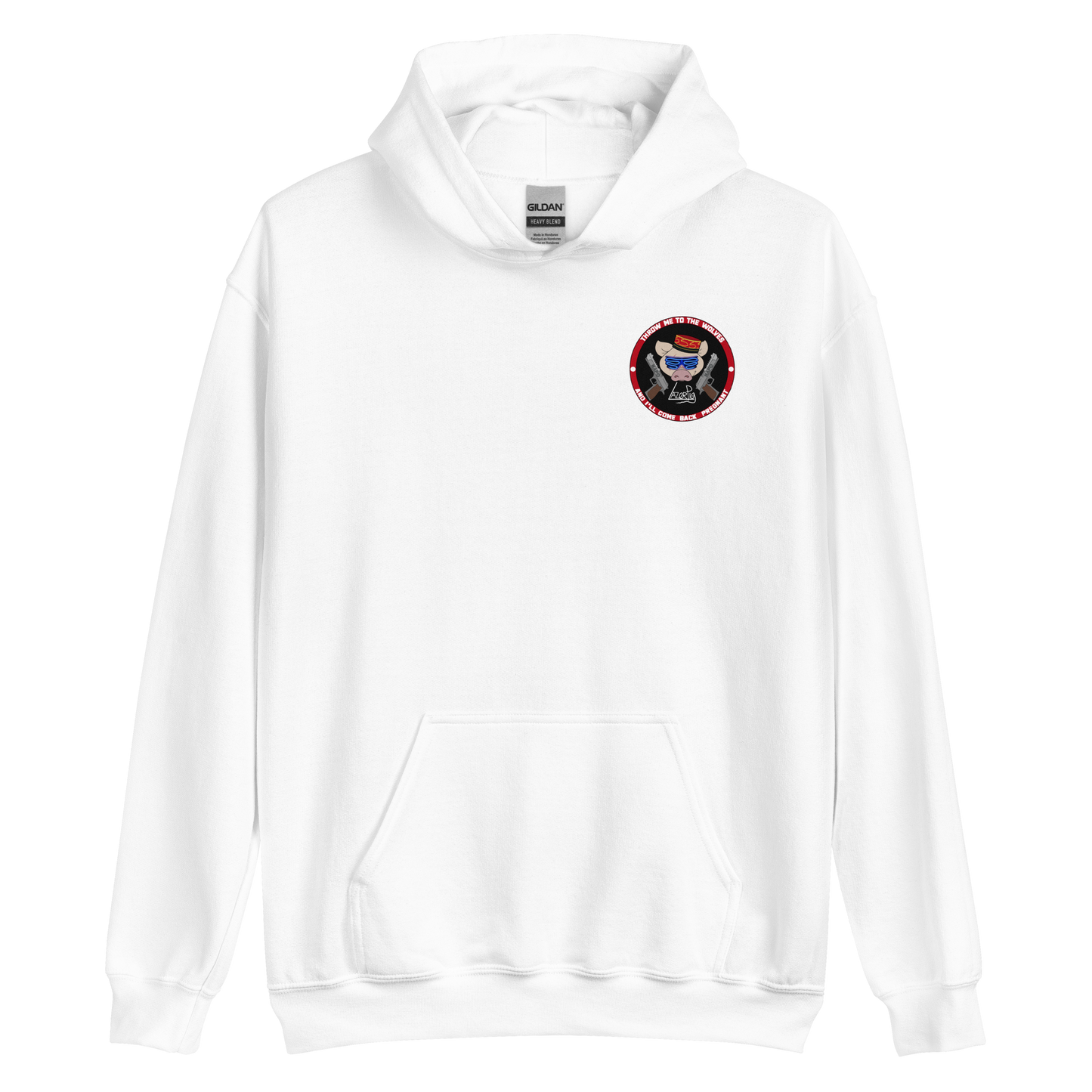 LazerPig x NAFO Throw Me to the Wolves Hoodie