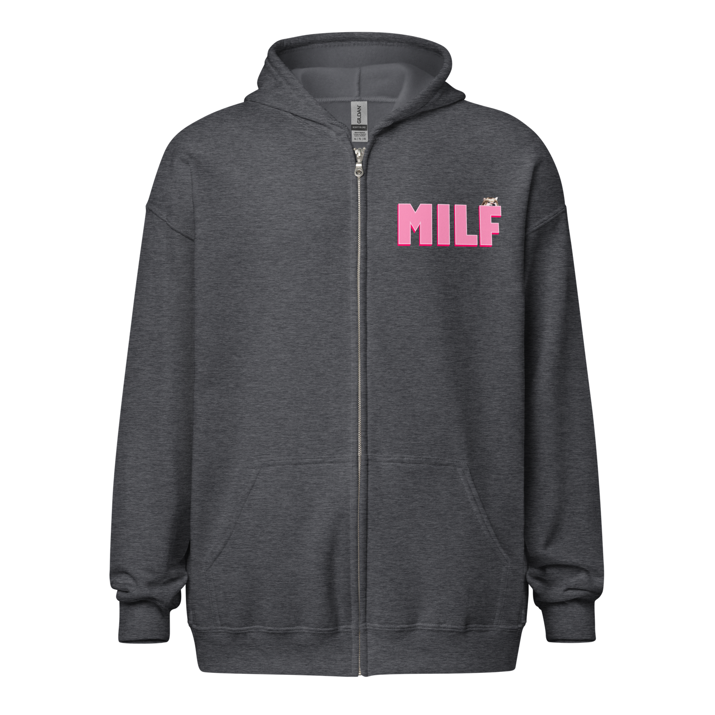 NAFO Man I Love Fellas (MILF) Zip Up Hoodie