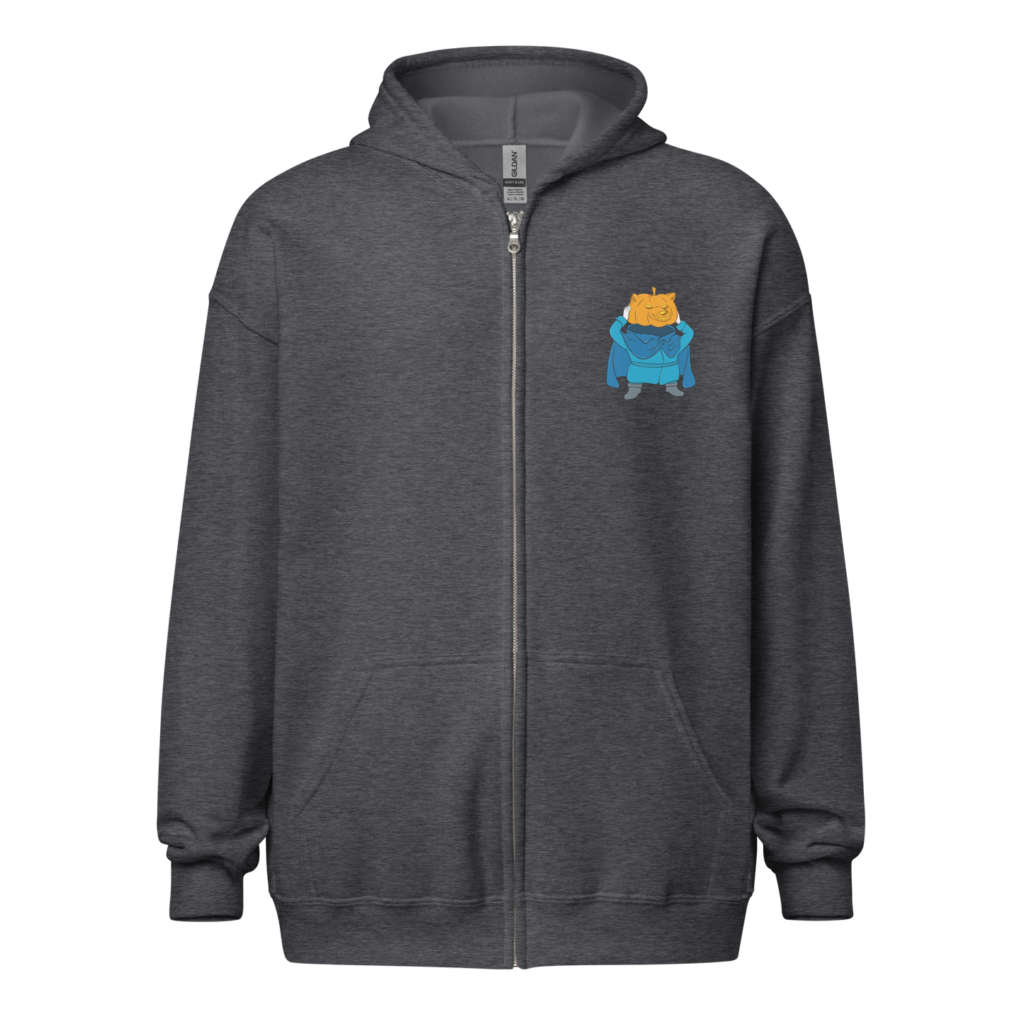 NAFO Pumpkin Rider NAFOween Zip up Hoodie
