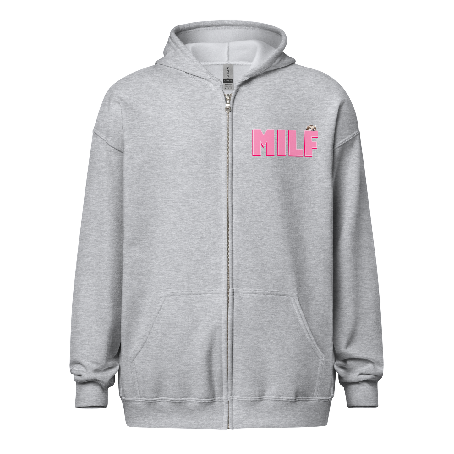 NAFO Man I Love Fellas (MILF) Zip Up Hoodie