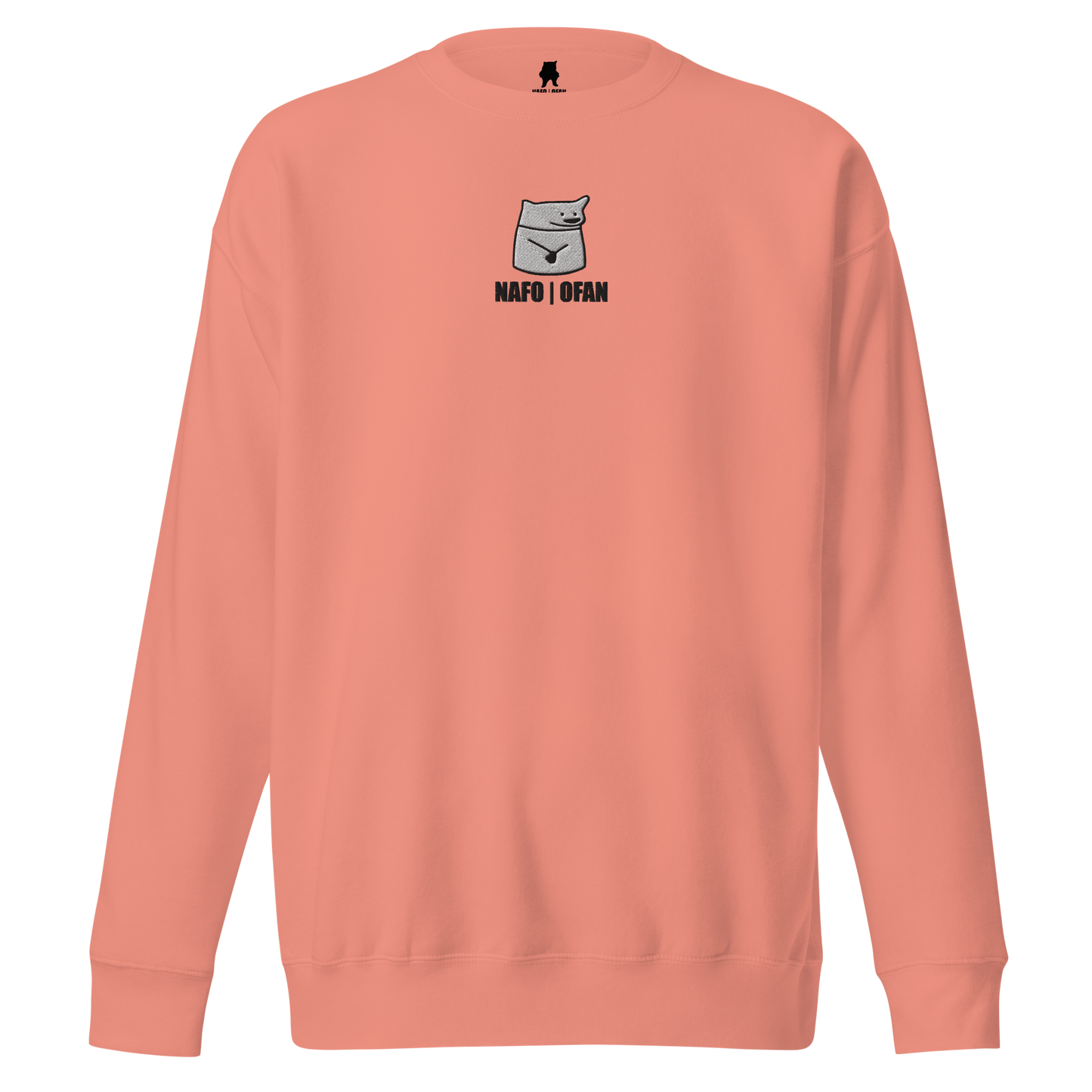 NAFO Embroidered Fella Sock Character Crewneck