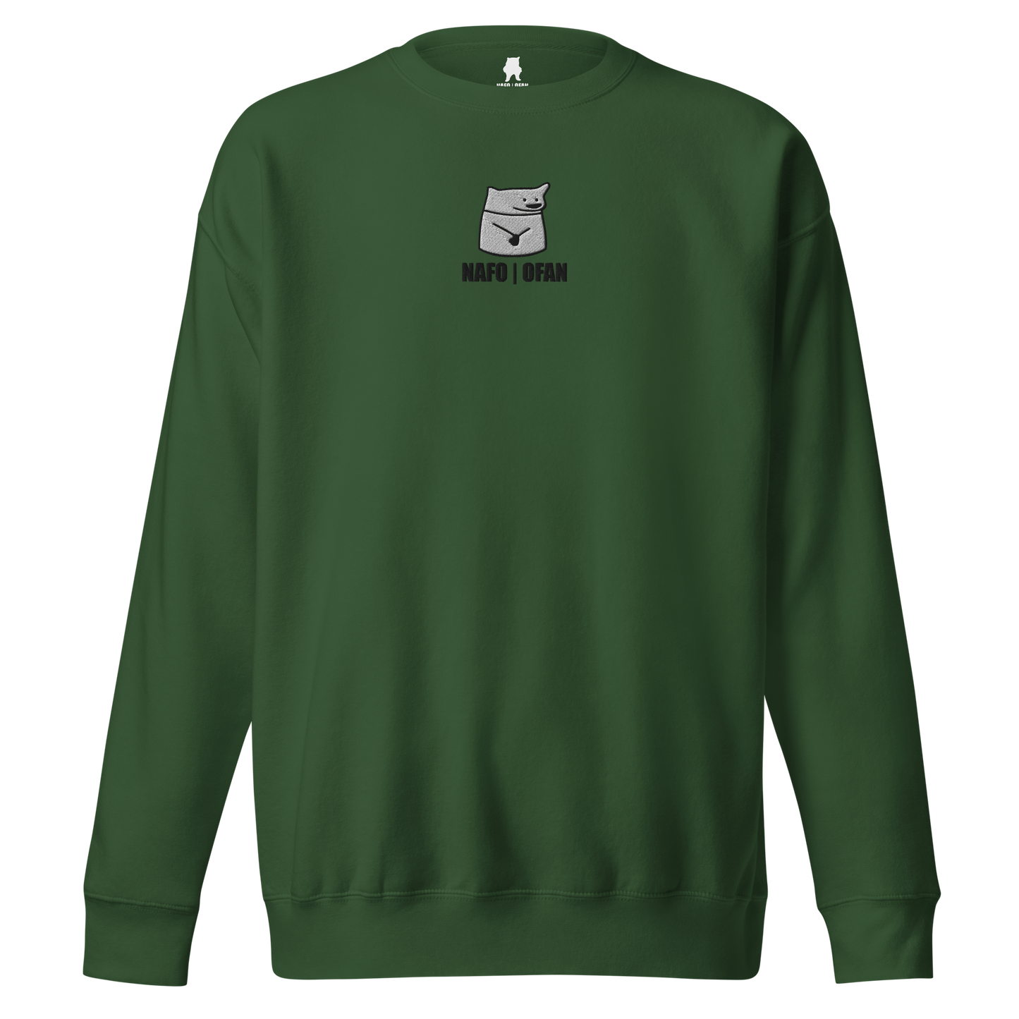 NAFO Embroidered Fella Sock Character Crewneck