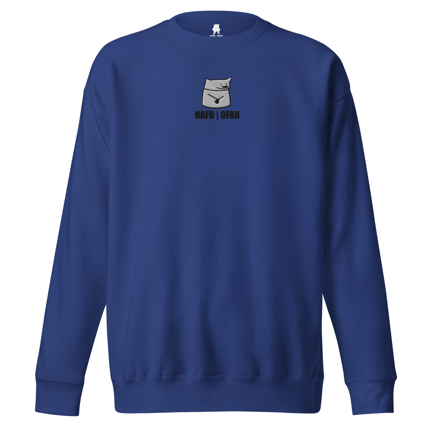 NAFO Embroidered Fella Sock Character Crewneck