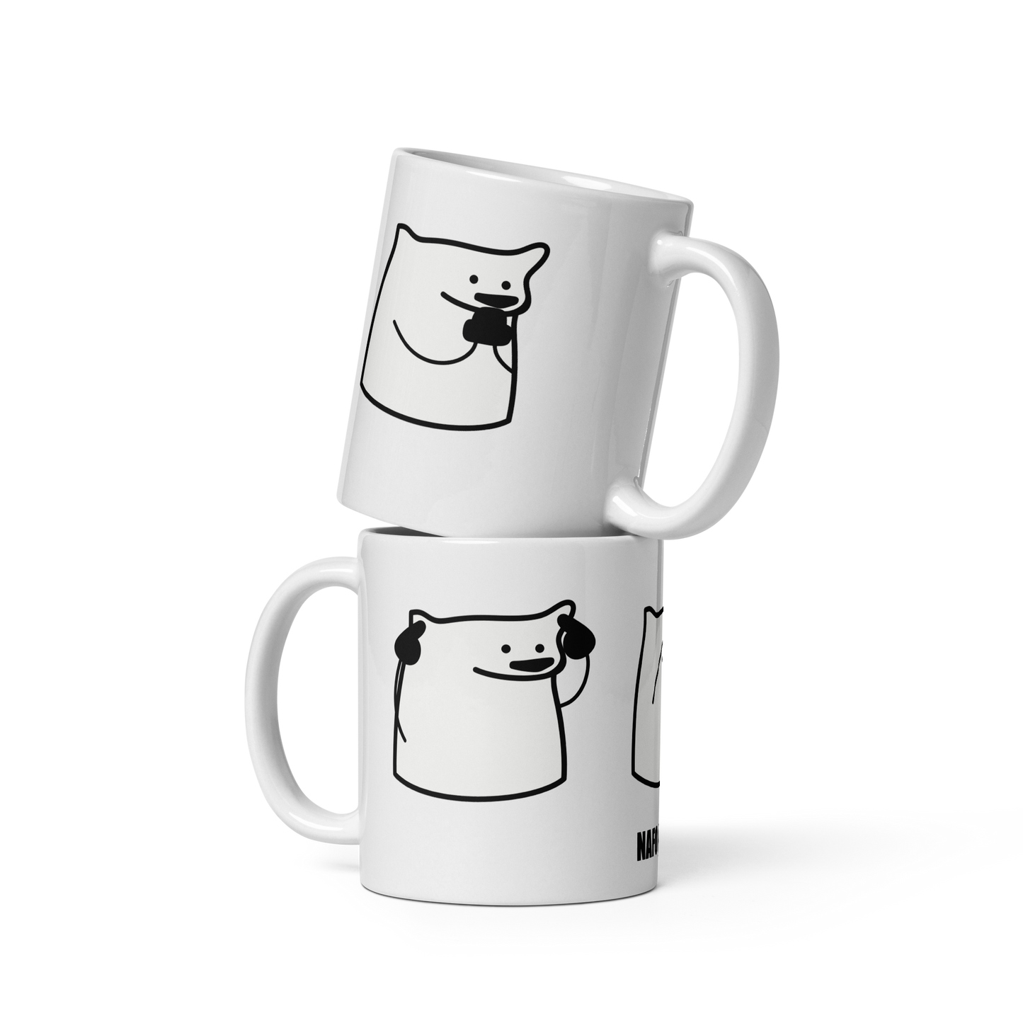 NAFO Hear No Evil, See No Evil, Speak No Evil T-Shirt Mug