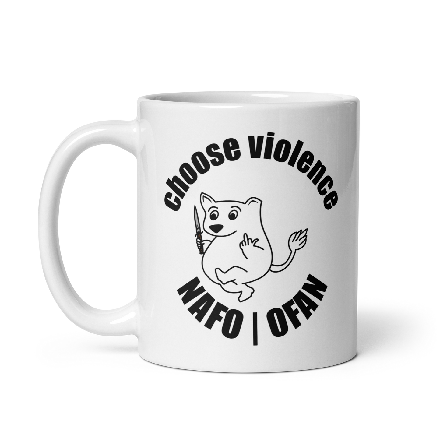 NAFO Choose Violence Mug
