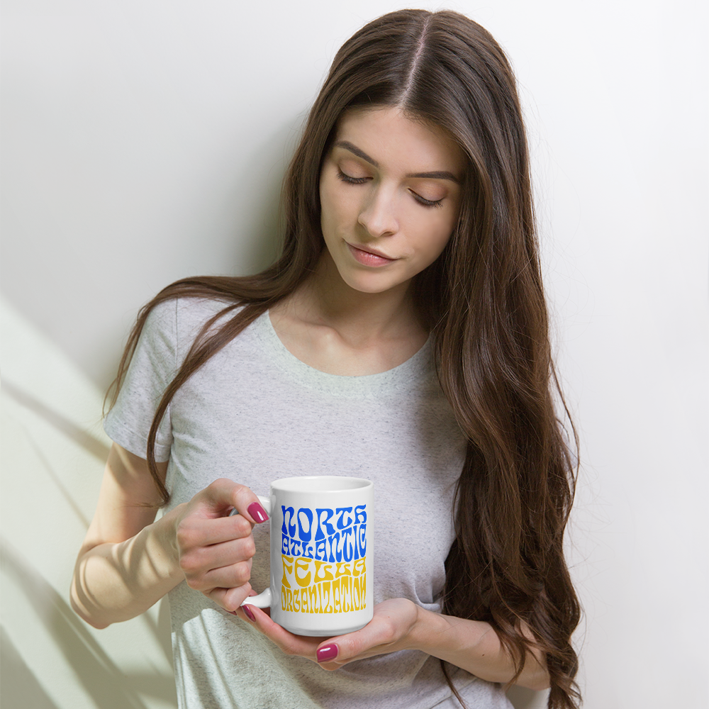NAFO Peace & Love Mug (Groovy Edition)