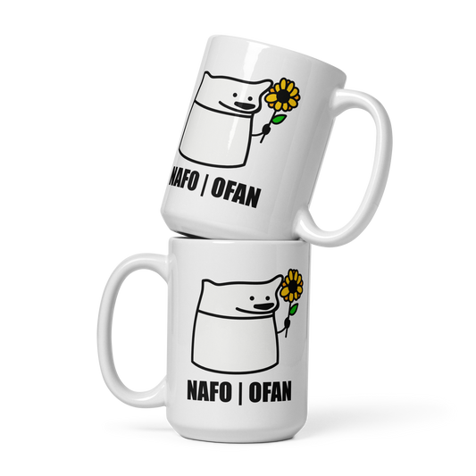 NAFO Sunflower Fella Sock Character Mug