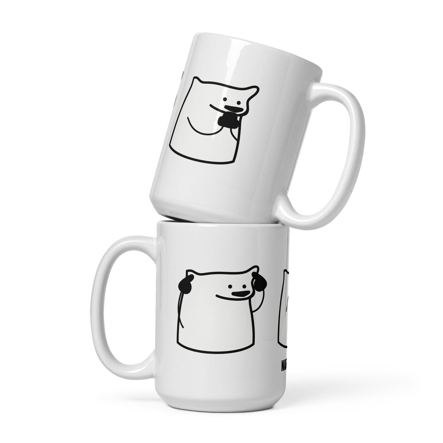NAFO Hear No Evil, See No Evil, Speak No Evil T-Shirt Mug