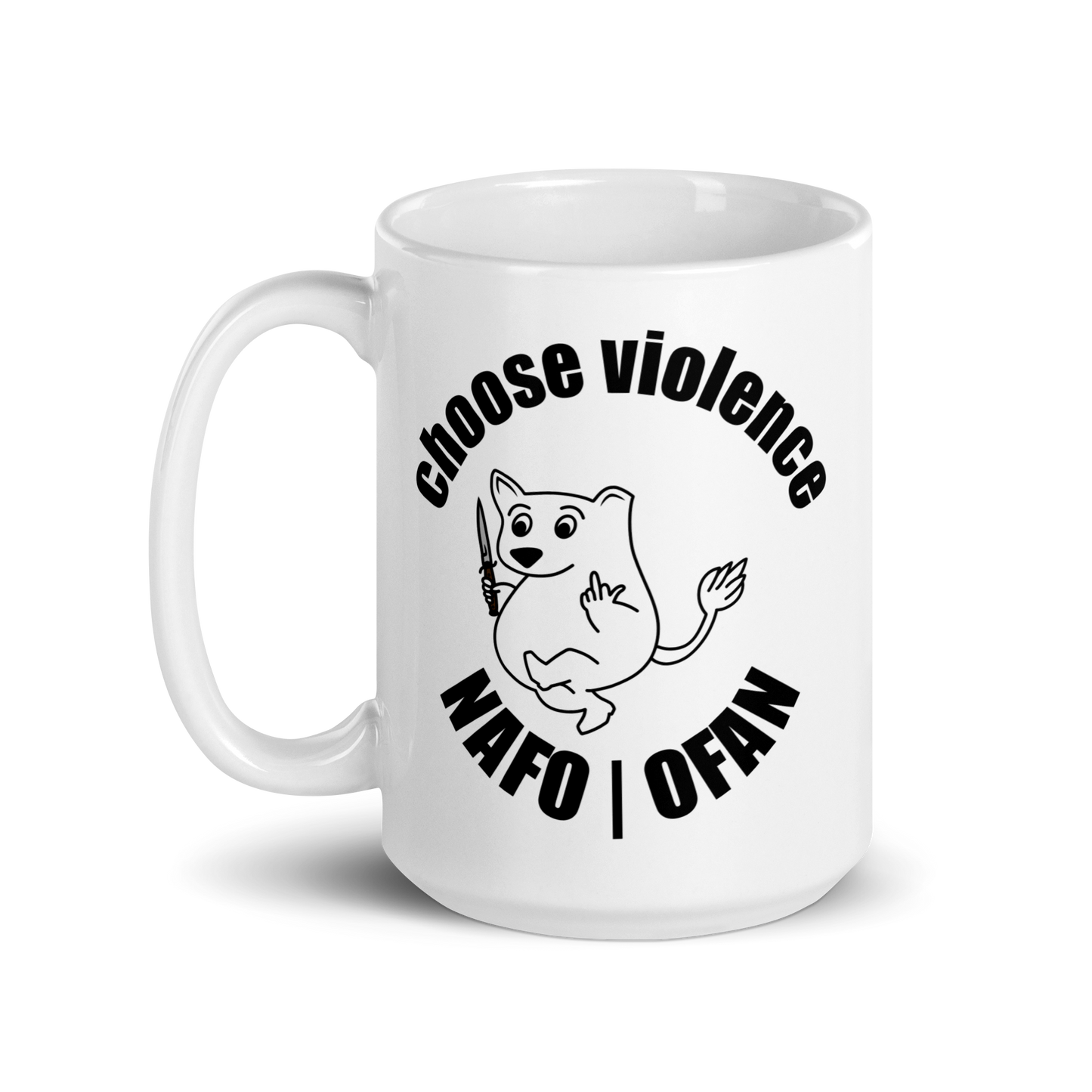 NAFO Choose Violence Mug