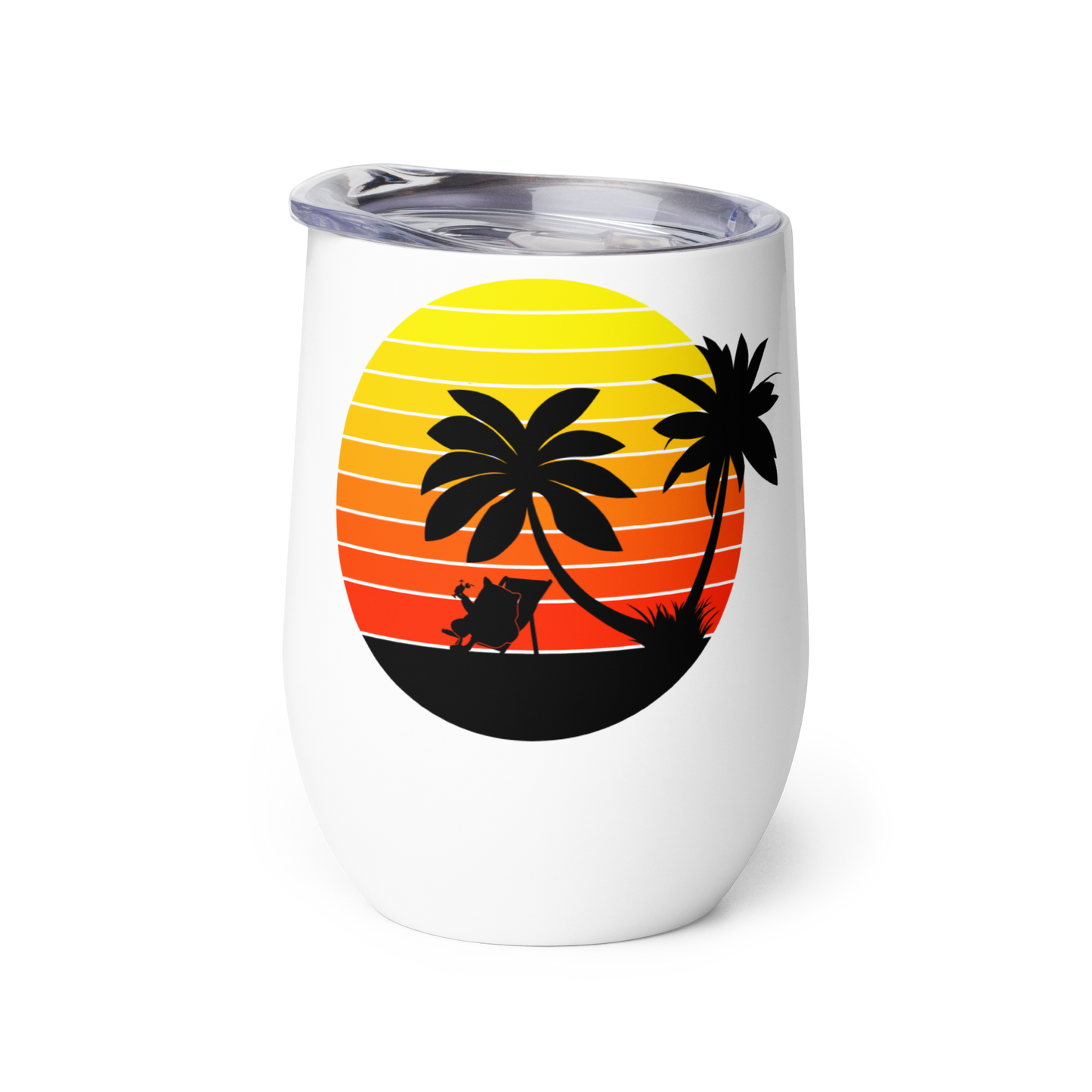 NAFO Sunrise Wine Tumbler