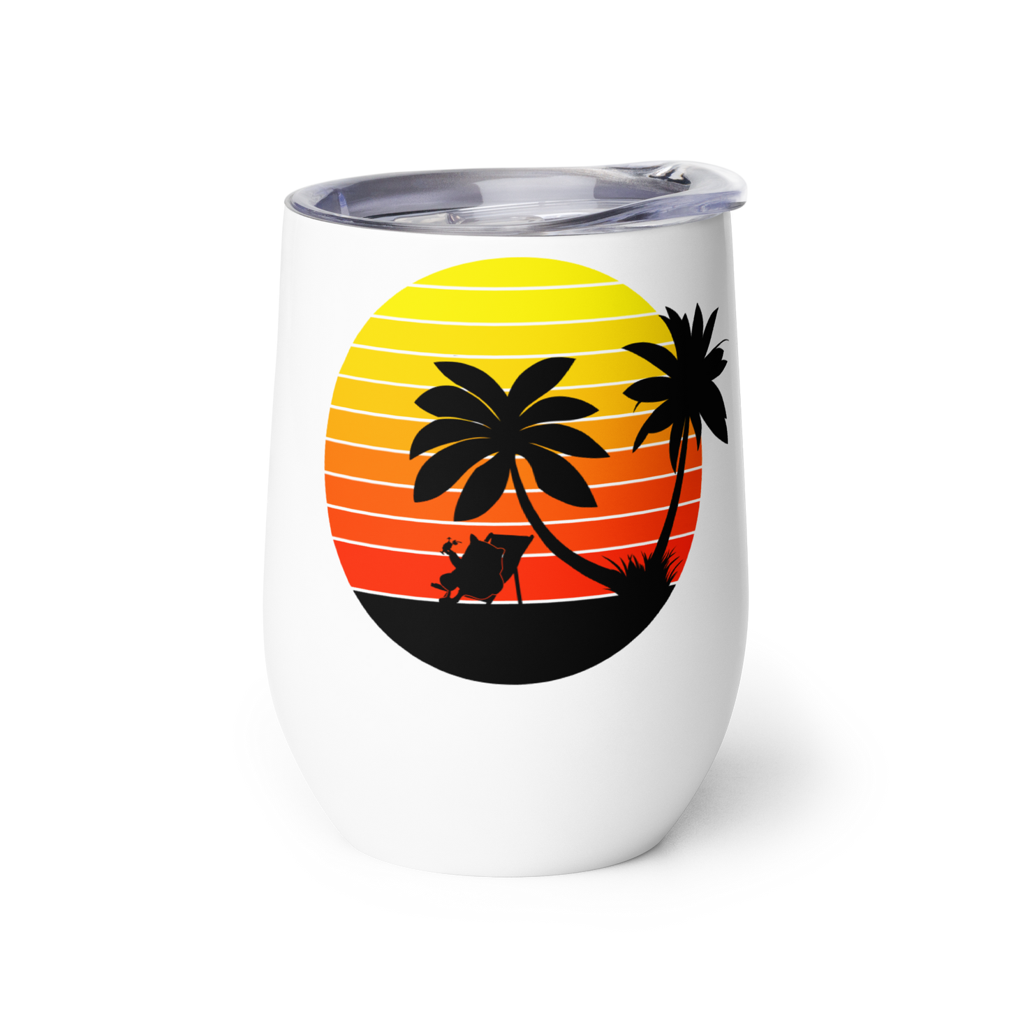 NAFO Sunrise Wine Tumbler