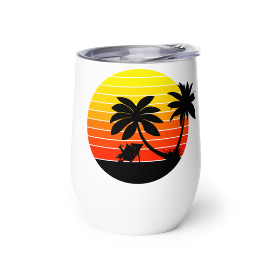 NAFO Sunrise Wine Tumbler