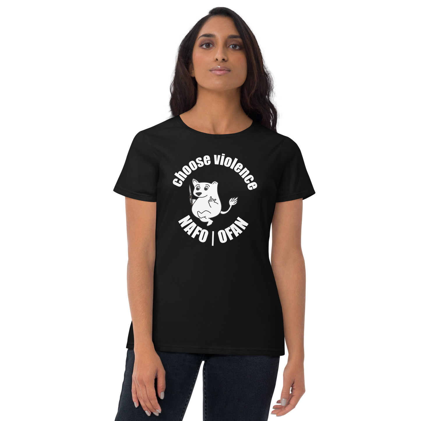 NAFO Choose Violence Women's T-Shirt
