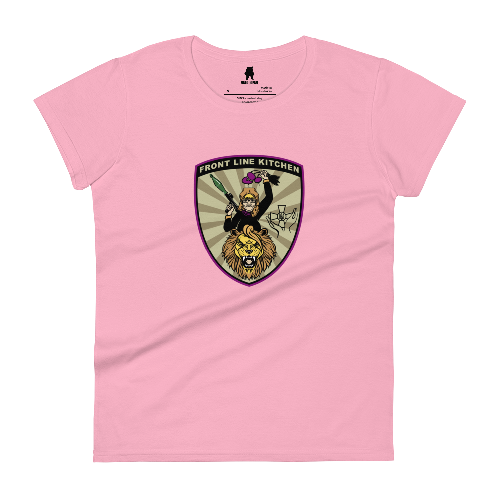 NAFO Front Line Kitchen Babusia Logo Women's T-Shirt