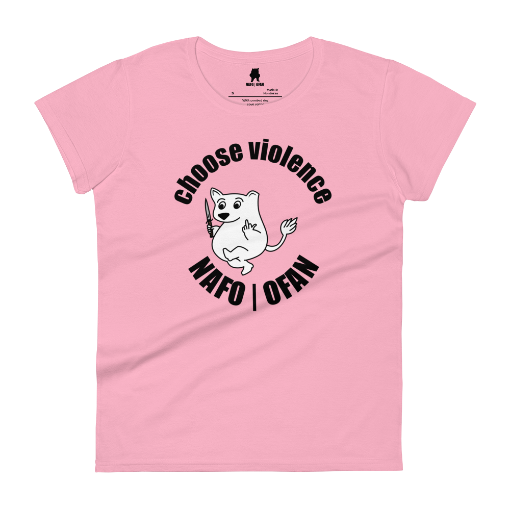 NAFO Choose Violence Women's T-Shirt