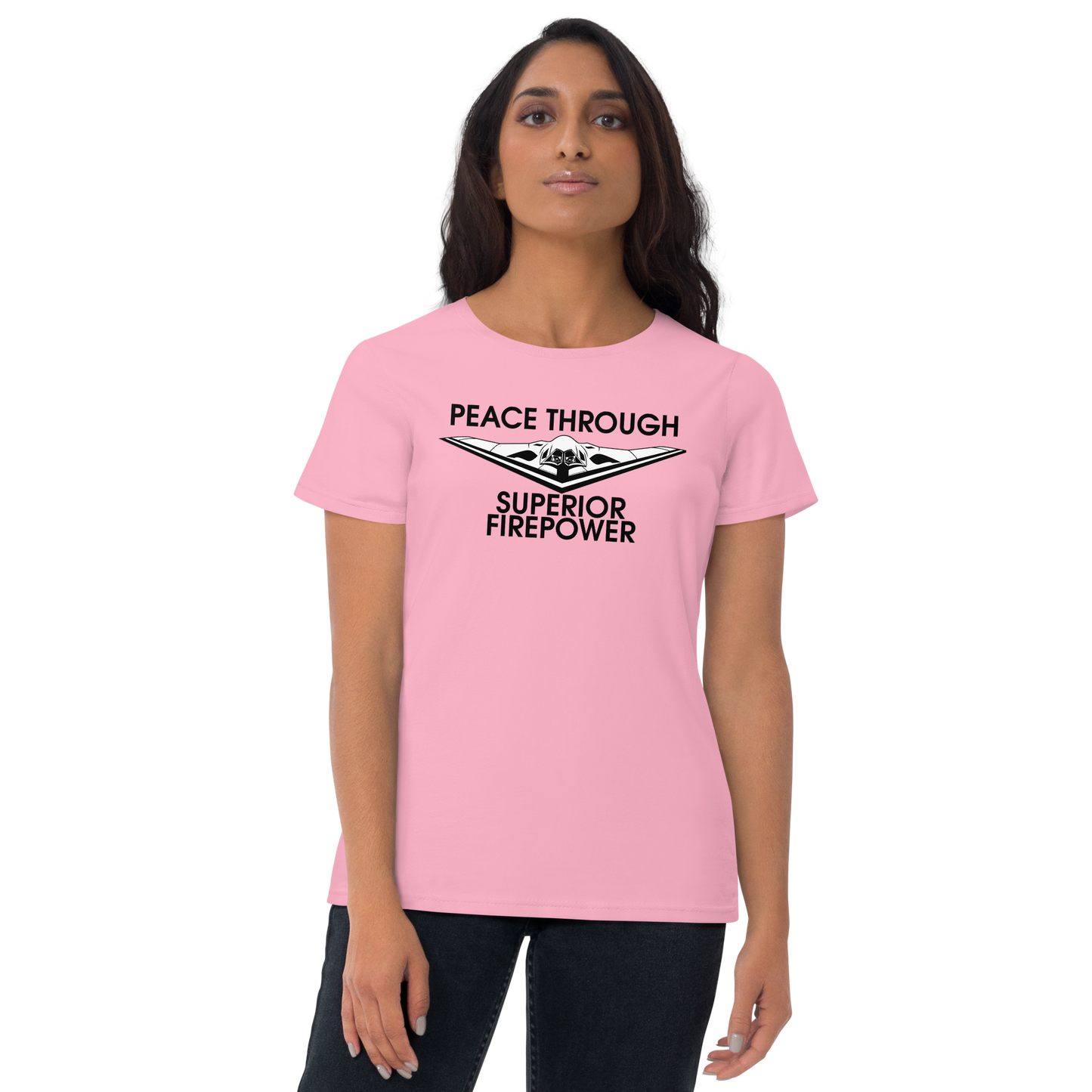 NAFO Peace Through Superior Fire Power Women's T-Shirt