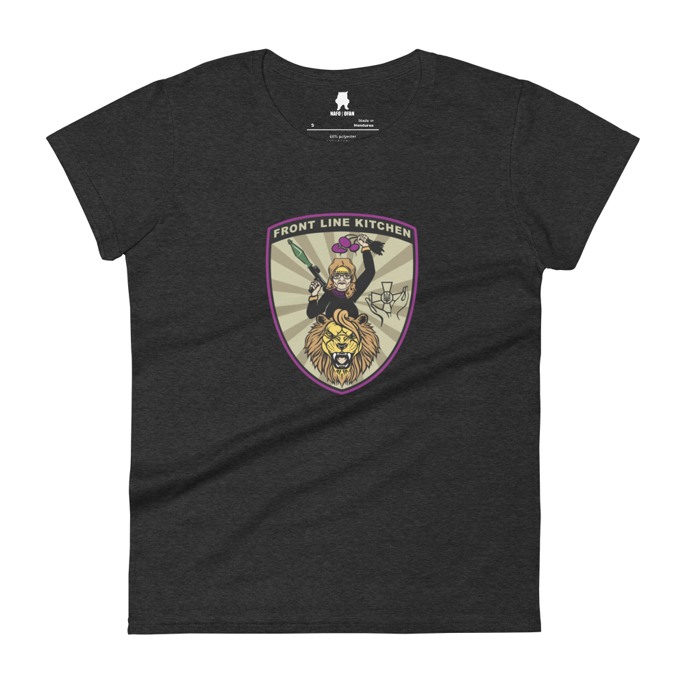 NAFO Front Line Kitchen Babusia Logo Women's T-Shirt