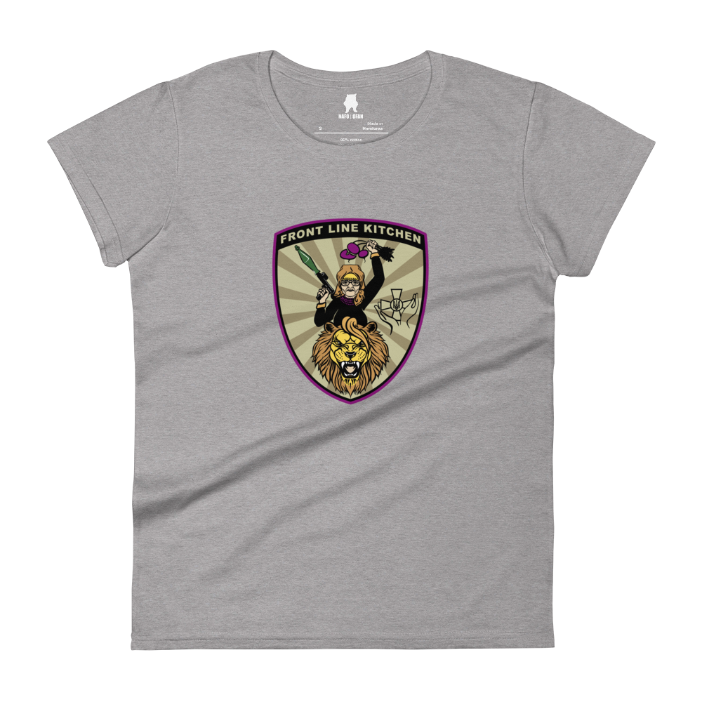NAFO Front Line Kitchen Babusia Logo Women's T-Shirt