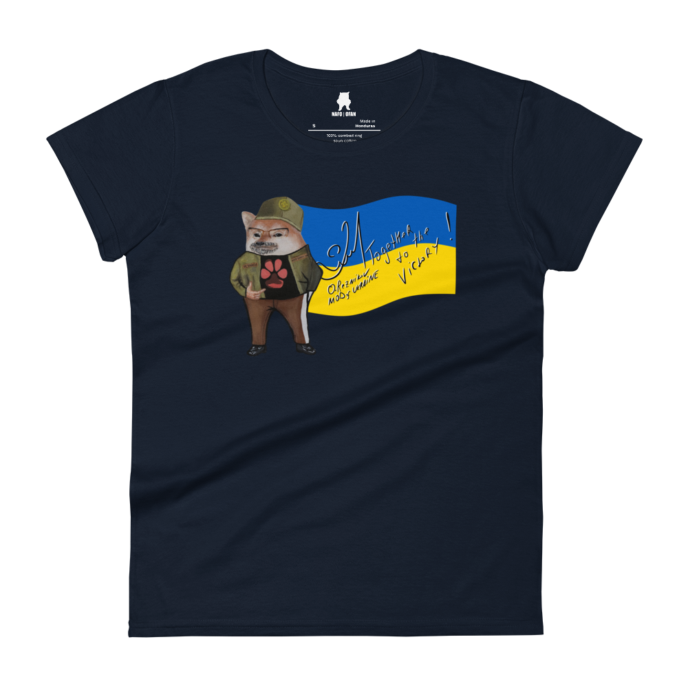 NAFO x Dzyga's Paw UA MOD Flag Women's T-Shirt