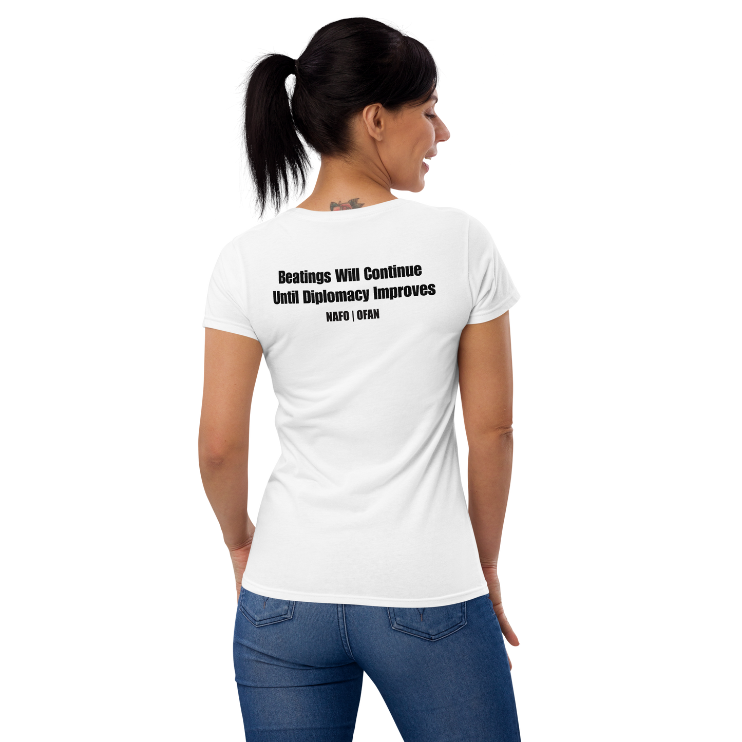 NAFO Diplomacy Improves Women's T-Shirt