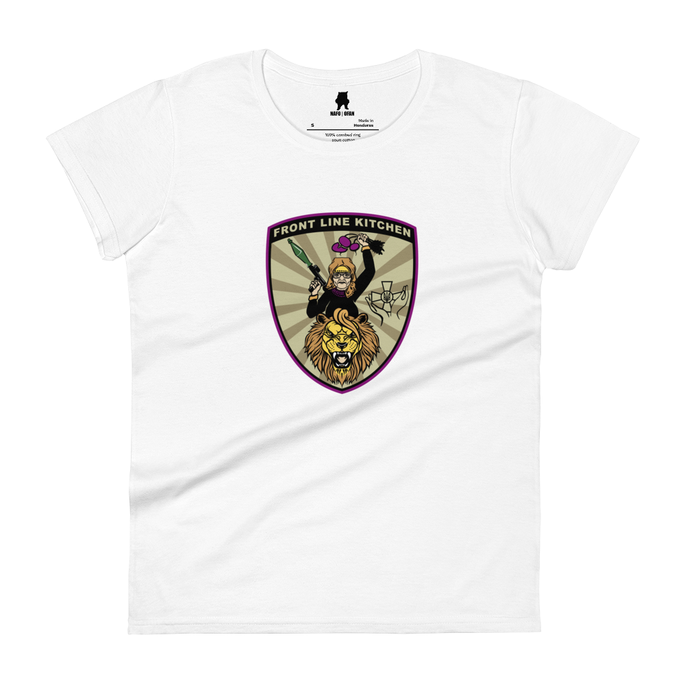 NAFO Front Line Kitchen Babusia Logo Women's T-Shirt