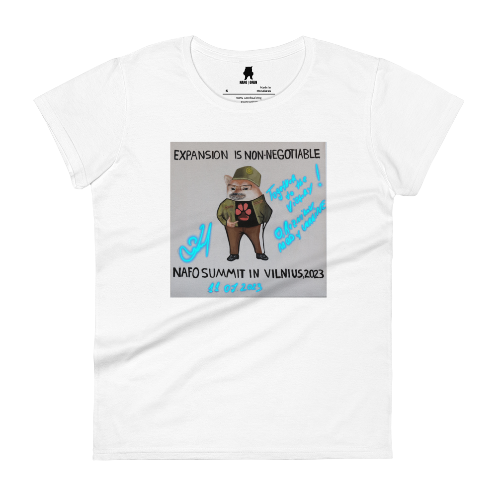 NAFO x Dzyga's Paw UA MOD Painting Women's T-Shirt