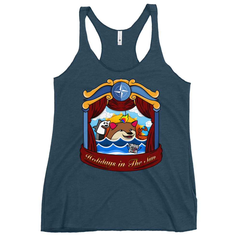 NAFO Fella Sock Character Women's Racerback Tank
