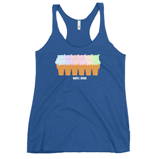Fella Ice Cream Cone Assortment Women's Tank Top