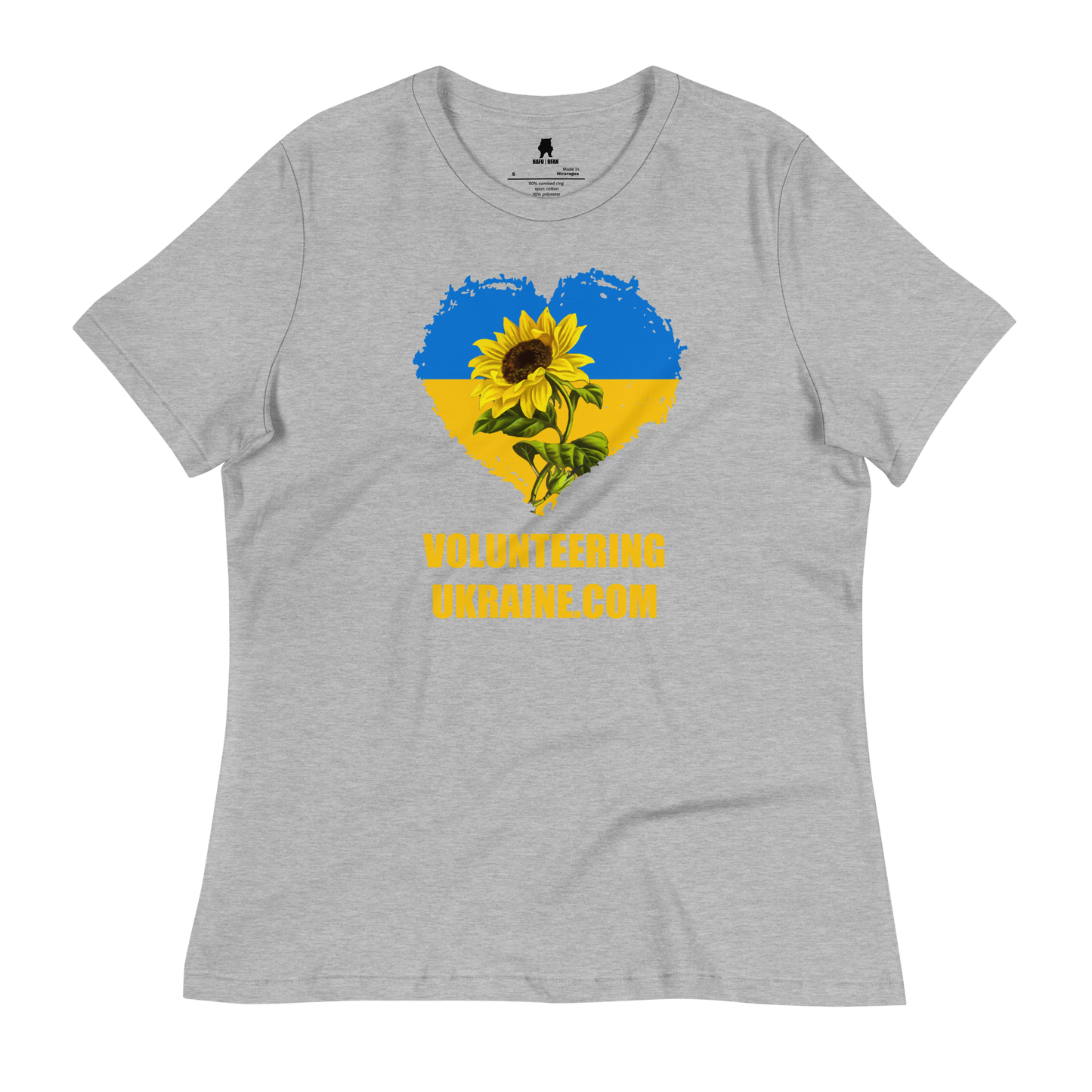 NAFO FLK Volunteering Ukraine Women's T-Shirt