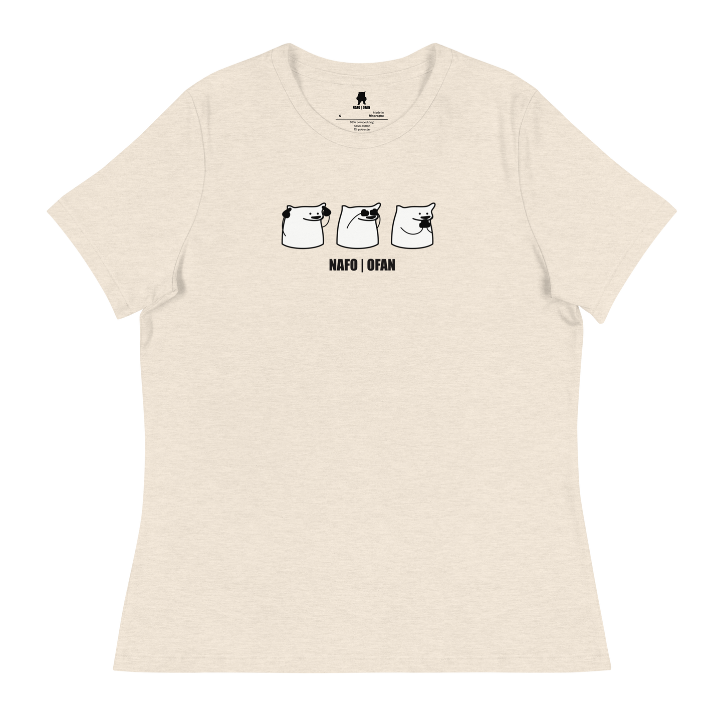NAFO Hear No Evil, See No Evil, Speak No Evil Women's T-Shirt