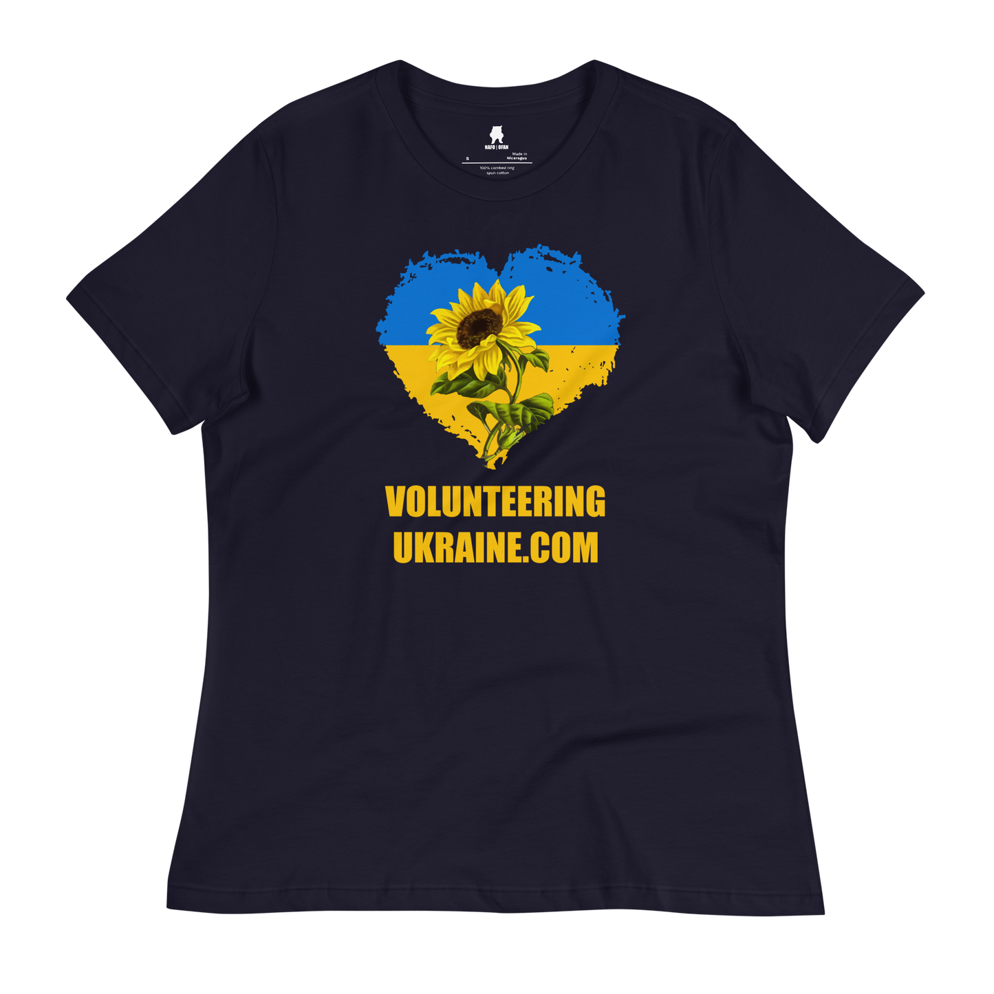 NAFO FLK Volunteering Ukraine Women's T-Shirt