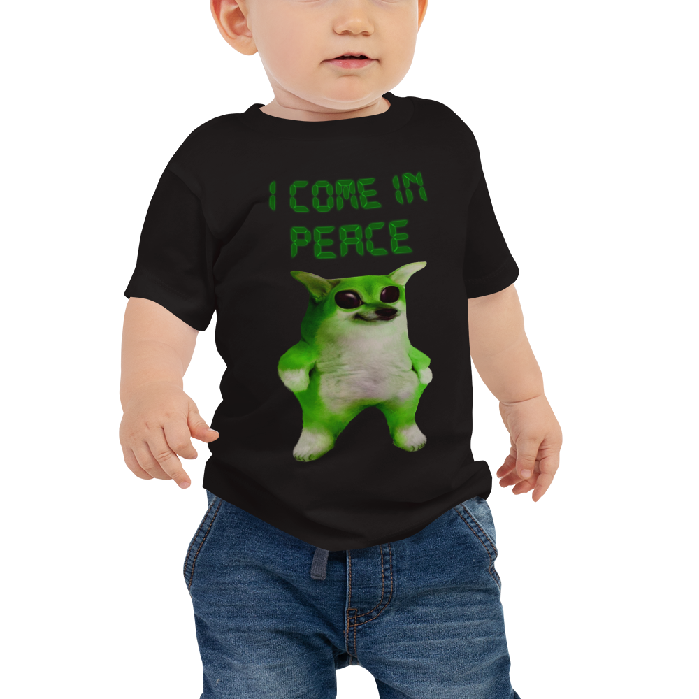 NAFO I Come in Peace Baby T Shirt