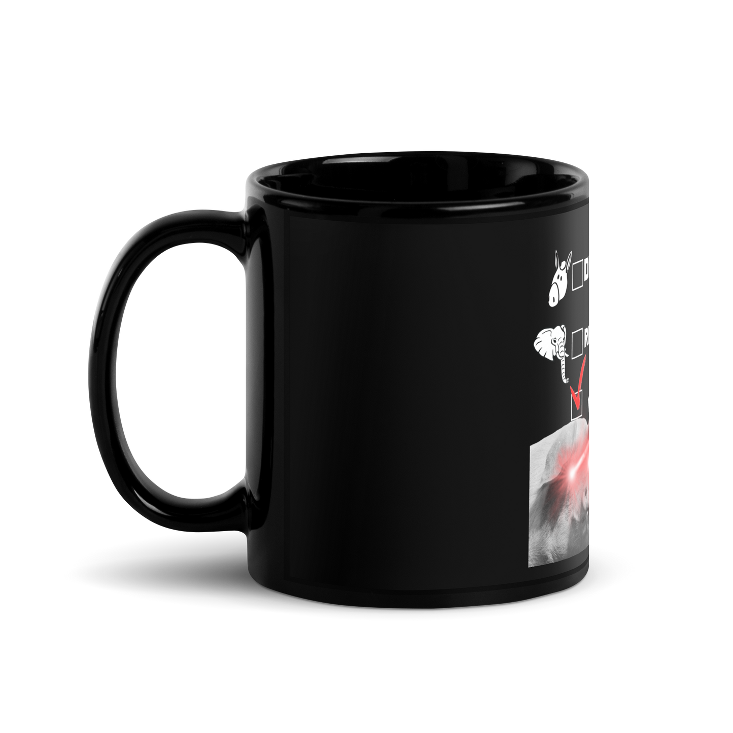 Vote LazerPig Black Mug (US Only)