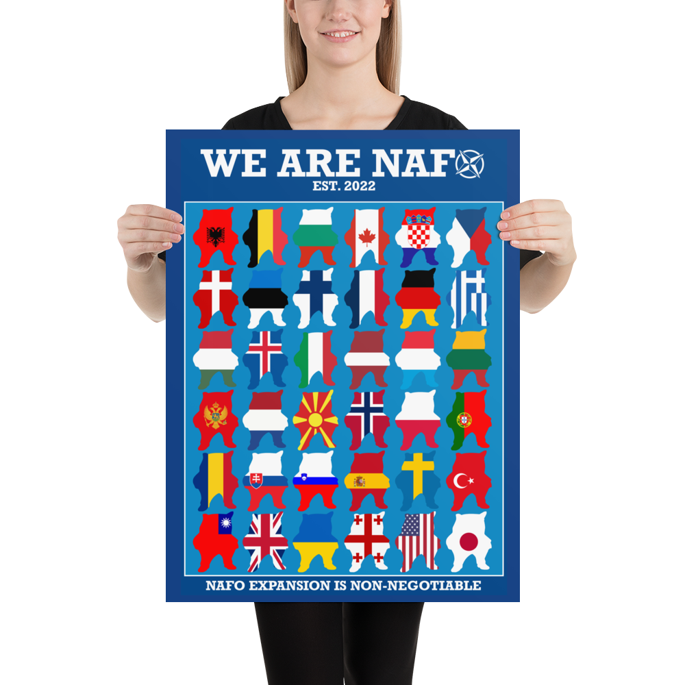 NAFO Fellas Around the Globe Poster