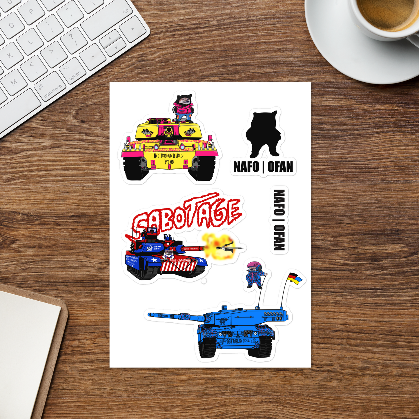 NAFO Tanks Sticker Pack