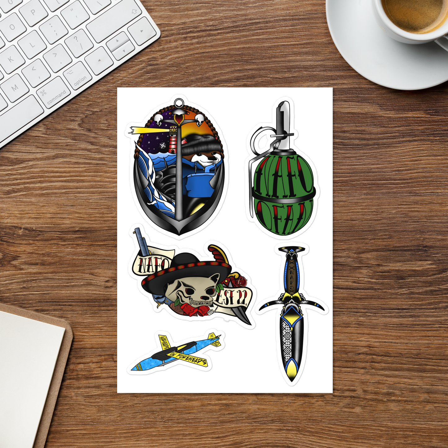 NAFO Heritage Sticker Pack