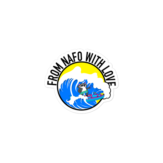 NAFO Raccoon's Revenge Naval Drone Sticker