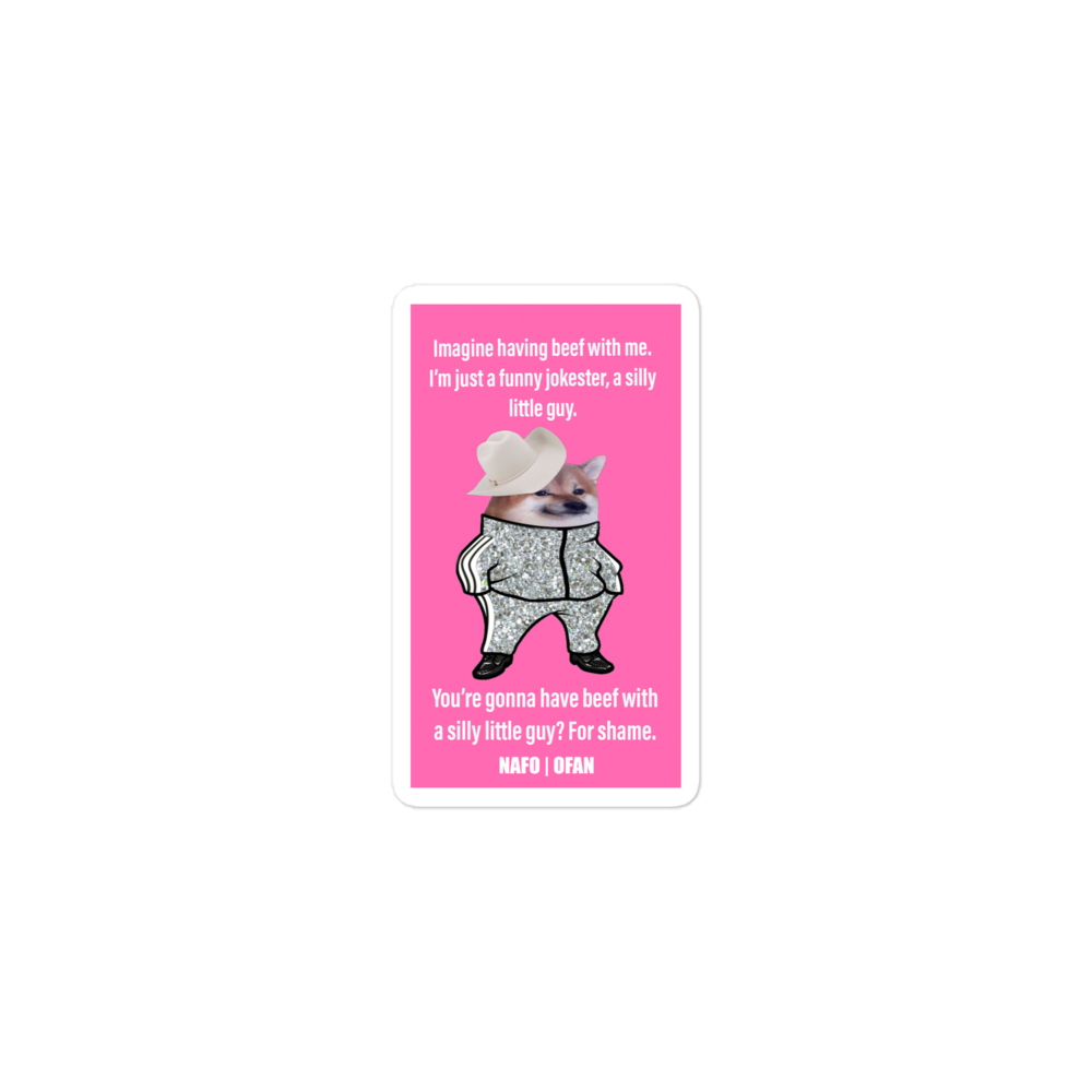 NAFO Silly Little Guy Sticker