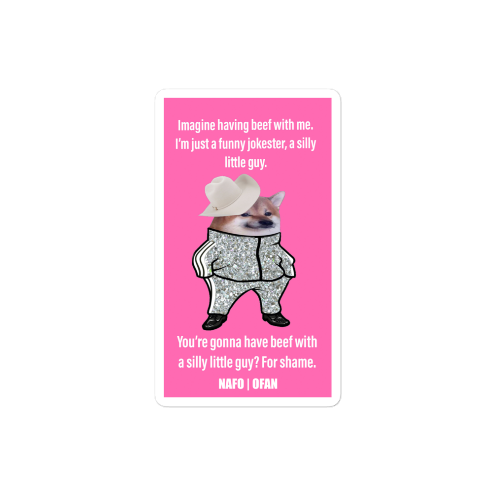 NAFO Silly Little Guy Sticker