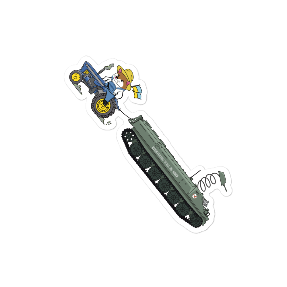 NAFO Tractor Fella Sticker
