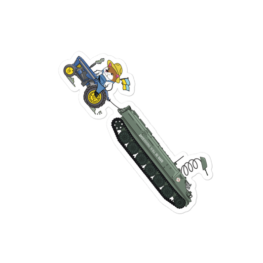 NAFO Tractor Fella Sticker