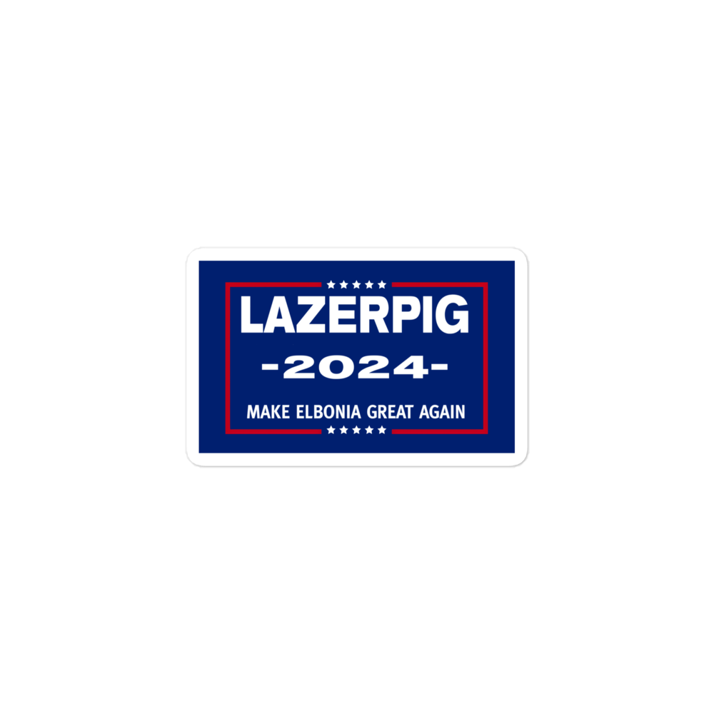 LazerPig MEGA Sticker