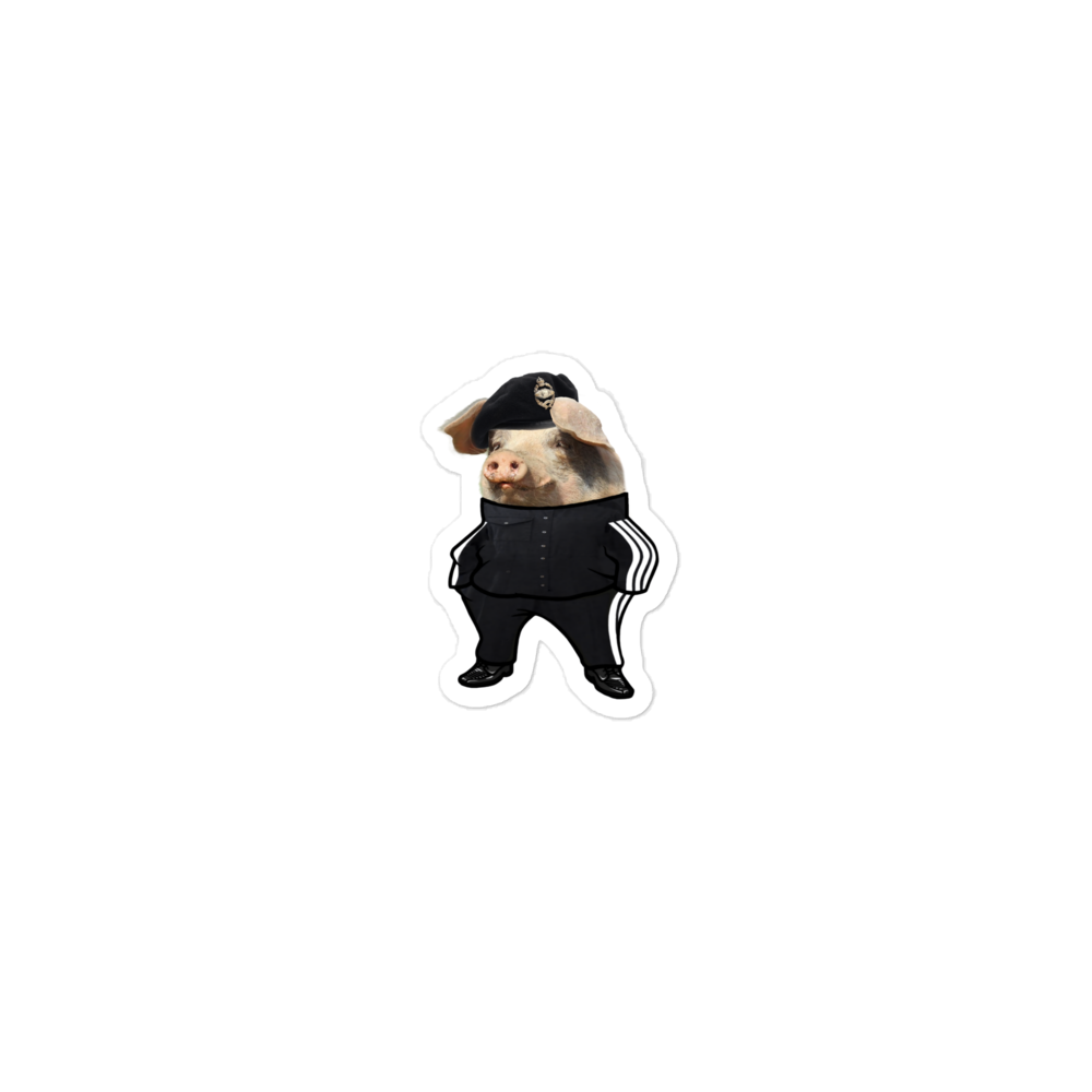 LazerPig Tanker Fella Sticker