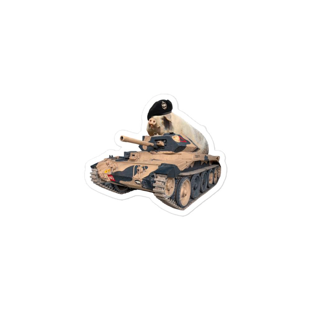 LazerPig Challenger Driver Sticker