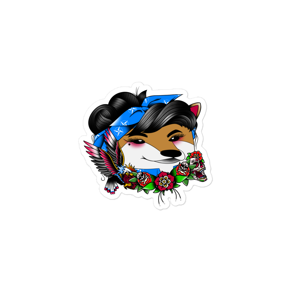 NAFO Roses Sticker