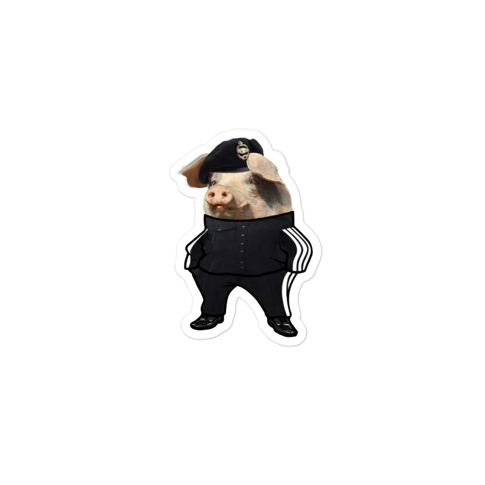 LazerPig Tanker Fella Sticker