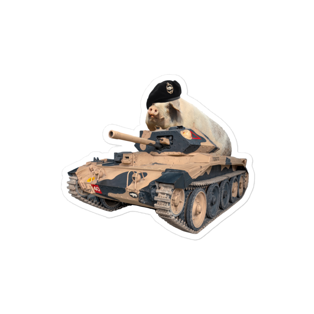 LazerPig Challenger Driver Sticker
